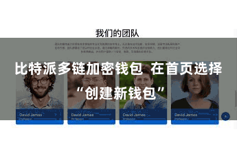 比特派多链加密钱包 在首页选择“创建新钱包”