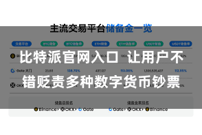 比特派官网入口  让用户不错贬责多种数字货币钞票