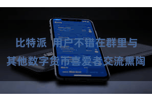 比特派  用户不错在群里与其他数字货币喜爱者交流熏陶